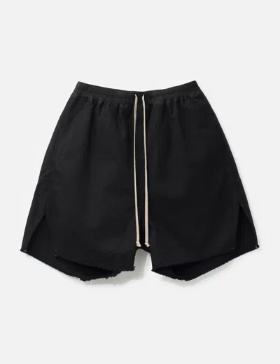 Rick Owens Drkshdw Long Boxers Butt Zip In Black