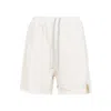 Rick Owens Drkshdw Drkshdw By Rick Owens Asymmetric Hem Button Zip Long Boxers In Natural