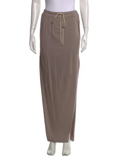 Pre-owned Rick Owens Drkshdw Long Skirt In Neutral