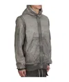Rick Owens Drkshdw Long Sleeve Casual Jacket In Gray