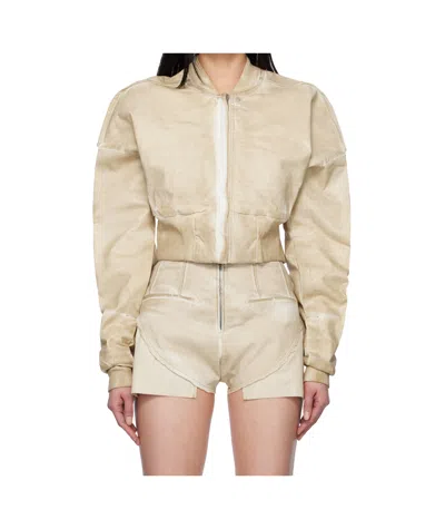RICK OWENS DRKSHDW LONG SLEEVE CASUAL JACKET