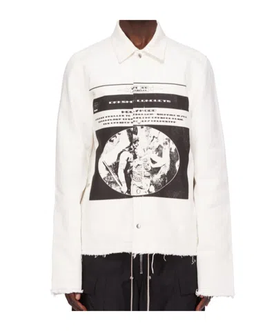 RICK OWENS DRKSHDW RICK OWENS DRKSHDW SNAP FRONT JACKET