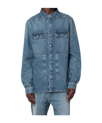 RICK OWENS DRKSHDW RICK OWENS DRKSHDW HOLLYWOOD WASHED OUTERSHIRT