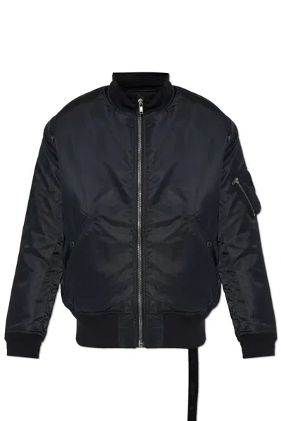 Rick Owens Drkshdw Long Sleeve Jacket In Blue
