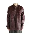 Rick Owens Drkshdw Long Sleeve Jacket In Brown