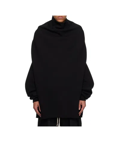 Rick Owens Drkshdw Long Sleeve Sweatshirt In Black