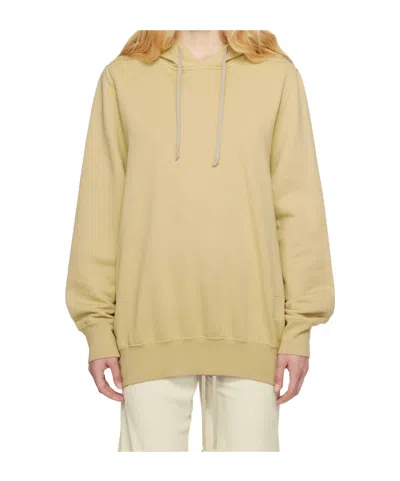 Rick Owens Drkshdw Long Sleeve Sweatshirt In Nude