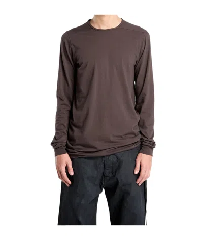 Rick Owens Drkshdw Long Sleeve T-shirt In Purple