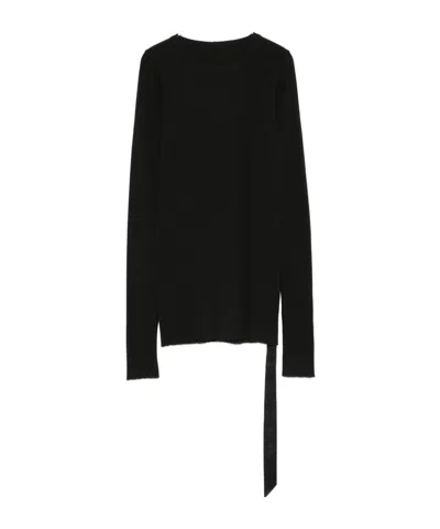RICK OWENS DRKSHDW RICK OWENS DRKSHDW LONG SLEEVED RIBBED T-SHIRT