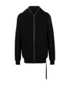 Rick Owens Drkshdw Mens Black Jumbo Gimp Relaxed-fit Cotton-jersey Hoody In Black