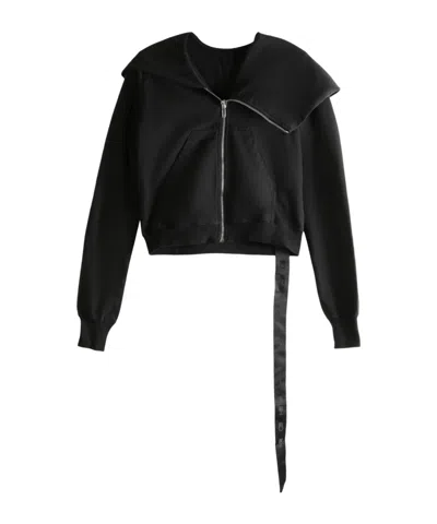 Rick Owens Drkshdw Long-sleeved Casual Jacket In Black