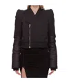 Rick Owens Drkshdw Long-sleeved Casual Jacket In Black