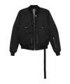 Rick Owens Drkshdw Bauhaus Flight Bomber Jacket In Black