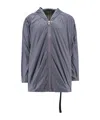 Rick Owens Drkshdw Long-sleeved Casual Jacket In Gray