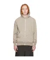 Rick Owens Drkshdw Long-sleeved Casual Jacket In Nude