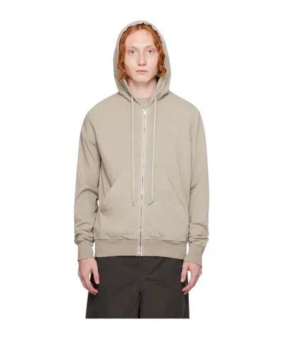 Rick Owens Drkshdw Long-sleeved Casual Jacket In Nude