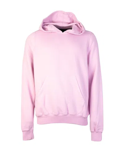 Rick Owens Drkshdw Long-sleeved Cotton Hoodie In Pink