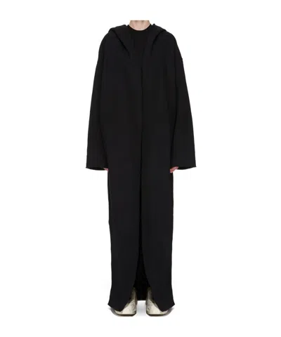 Rick Owens Drkshdw Long-sleeved Hoodie In Black