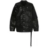 Rick Owens Drkshdw Jumbo Worker Jacket In Black