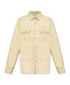 Rick Owens Drkshdw Hollywood Overshirt In Nude