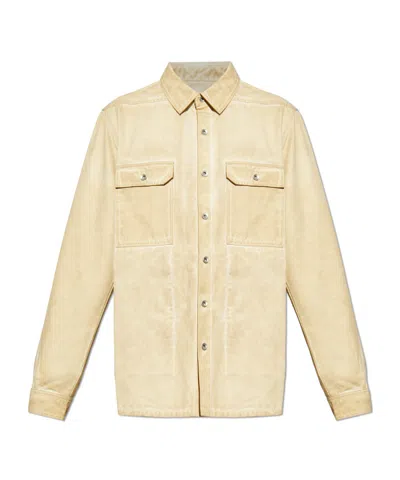 RICK OWENS DRKSHDW RICK OWENS DRKSHDW STRAIGHT OUTERSHIRT