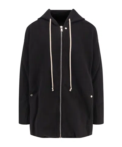 Rick Owens Drkshdw Long-sleeved Sweater In Black