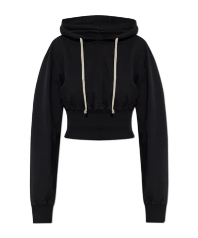 Rick Owens Drkshdw Long-sleeved Sweater In Black