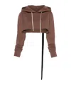 Rick Owens Drkshdw Long-sleeved Sweater In Brown