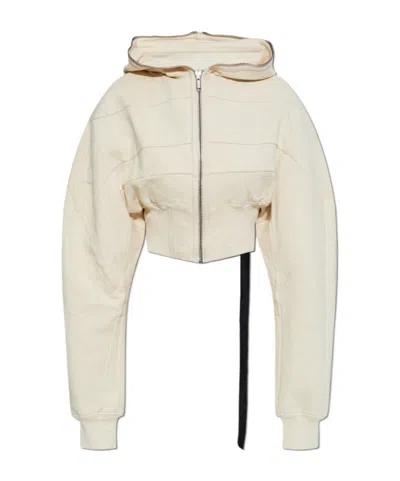 Rick Owens Drkshdw Long-sleeved Sweater In Nude