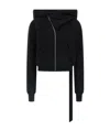 Rick Owens Drkshdw Black Hollywood Mountain Sweatshirt In Black