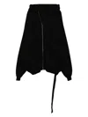 Rick Owens Drkshdw Long-sleeved Sweatshirt In Black