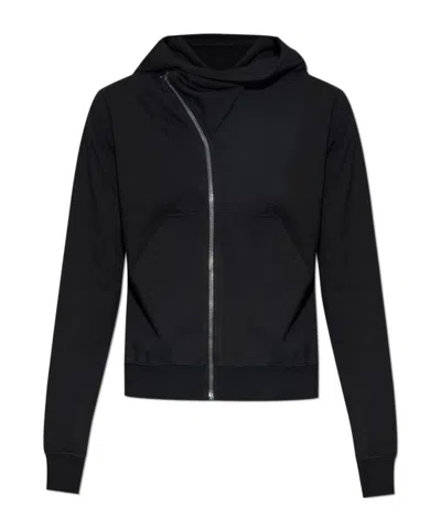 RICK OWENS DRKSHDW ASYMMETRIC-ZIP HOODIE