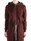 Rick Owens Drkshdw Long-sleeved Sweatshirt In Brown