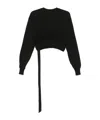 Rick Owens Drkshdw Long-sleeved T-shirt In Black