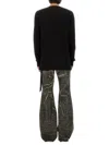 Rick Owens Drkshdw Logo Long-sleeved T-shirt In Black
