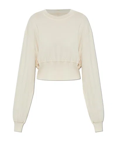 RICK OWENS DRKSHDW RICK OWENS DRKSHDW LONG SLEEVED CROPPED TOP