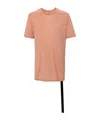 Rick Owens Drkshdw Tommy T Organic Cotton T-shirt In Pink