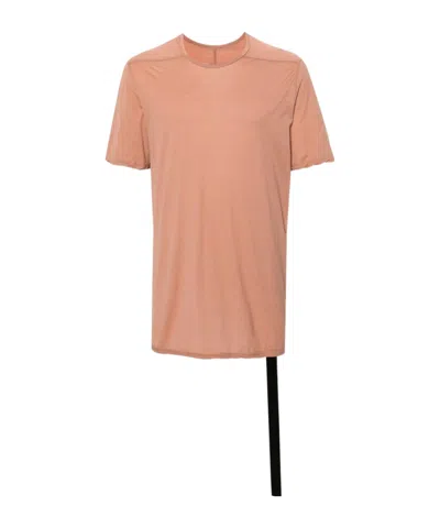 Rick Owens Drkshdw Tommy T Organic Cotton T-shirt In Pink