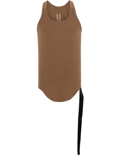 RICK OWENS DRKSHDW LONGLINE COTTON TANK TOP