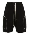 Rick Owens Drkshdw Drkshdw By Rick Owens Relaxed-fit Bermuda Shorts With Drawstring In Black