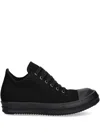 Rick Owens Drkshdw Low Sneaks Lace-up Sneakers In Black