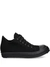 Rick Owens Drkshdw Low Sneaks Lace-up Sneakers In Black