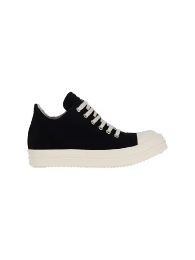 Rick Owens Drkshdw "low Sneaks" Sneakers In Black