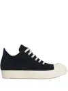 Rick Owens Drkshdw Porterville Lacing Low-cut Casual Shoes In Black