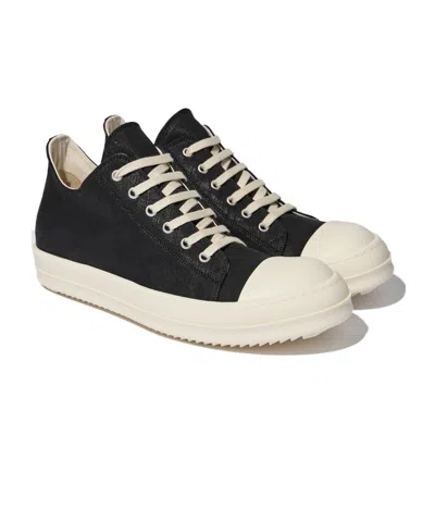 Rick Owens Drkshdw Low-top Sneakers In Black
