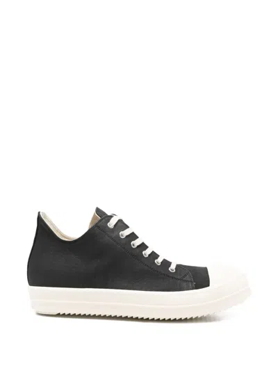 Rick Owens Drkshdw Low-top Sneakers In Black