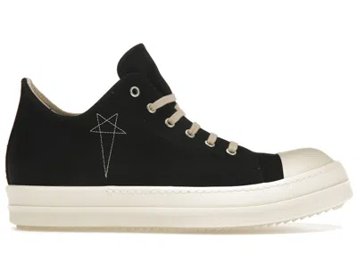 Pre-owned Rick Owens Drkshdw Luxor Low Pentagram Sneakers In Black/pearl/milk