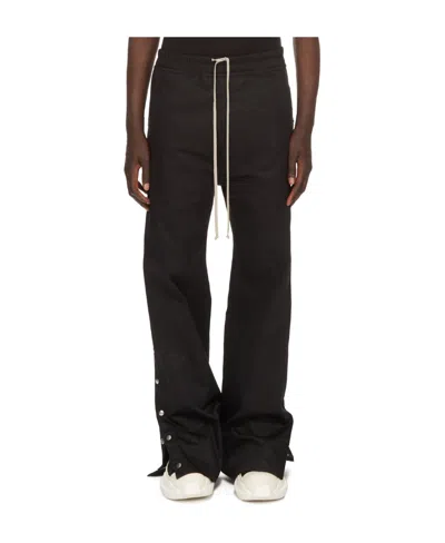 Rick Owens Drkshdw Luxor Pusher Wide-leg Trousers In Black