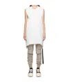Rick Owens Drkshdw White Luxor Sl Tank Top In White