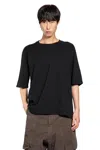 Rick Owens Drkshdw Maglietta A T Walrus T In Black